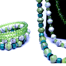 Lade das Bild in den Galerie-Viewer, Shira Marble Crystal Bead Necklace
